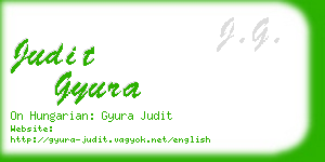 judit gyura business card